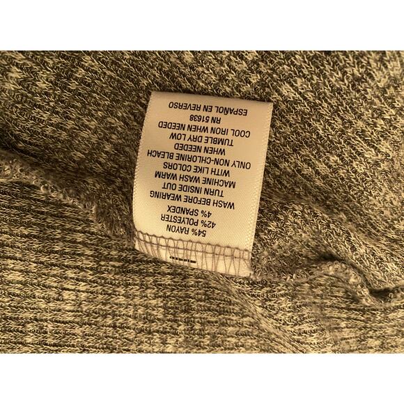 Epic Threads Womens Medium Gray Open Front Drape Cardigan Sweater - Picture 5 of 10